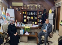 عميد كلية التمريض يستقبل مدير شعبة الأعمال التطوعية