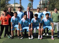 كلية التمريض – جامعة كركوك تختتم بطولة خماسي كرة القدم