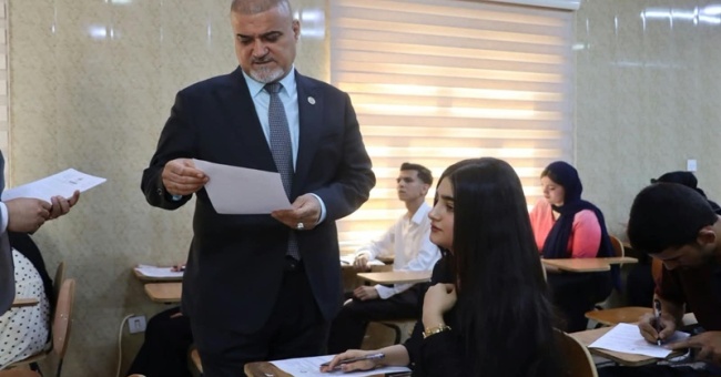تواصل الامتحانات النهائية – الدور الثاني في كلية التمريض بجامعة كركوك
