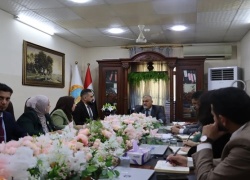 مجلس كلية التمريض \ جامعة كركوك يعقد الجلسة الثامنة للعام الدراسي. 2025 /2026 للدراستين الصباحية والمسائية