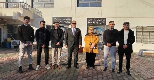 ضمن شعار (معًا لبيئة جامعية نظيفة)