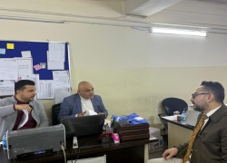 كلية التمريض تستقبل لجان تقييم أداء أعمال الشعب والوحدات