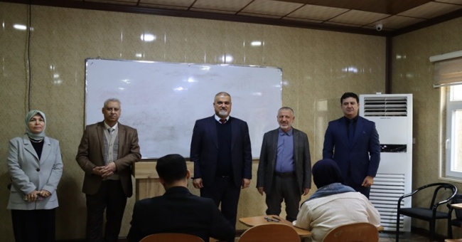 انطلاق الامتحانات النهائية للفصل الأول لطلبة الدراسات العليا في كلية التمريض