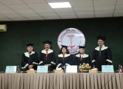 تدريسي من كلية التمريض بجامعة كركوك يشارك في لجنة مناقشة رسالة ماجستير