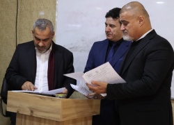 لجنة مركزية من جامعة كركوك تتفقد سير امتحانات الدراسات العليا في كلية التمريض