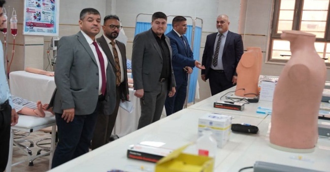 عميد كلية التمريض بجامعة كركوك يترأس اللجنة الوزارية لتقييم استحداث دراسة الماجستير في كلية التمريض بجامعة تلعفر