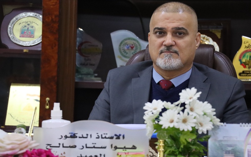 زيارة لجنة مركزية من رئاسة جامعة كركوك الى كلية التمريض \ جامعة كركوك