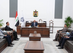 عميد كلية الصيدلة بجامعة كركوك يزور محافظ كركوك لبحث آفاق التعاون الأكاديمي المشترك