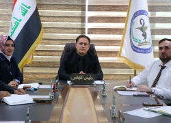 مجلس كلية الصيدلة يعقد جلسته العاشرة (الاجتماع الثالث)