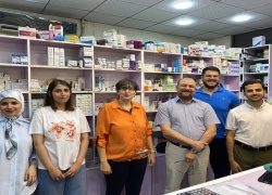 متابعة ميدانية لبرنامج التدريب الصيفي لطلبة كلية الصيدلة في الصيدليات