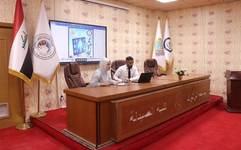 كلية الصيدلة تقيم ندوة علمية بعنوان (نحو بيئة تعليمية وبحثية مدعومة بالذكاء الاصطناعي والمختبرات الافتراضية)