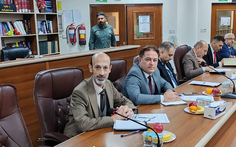 عميد كلية الصيدلة يشارك في اجتماع عمداء كليات الصيدلة في الجامعات العراقية
