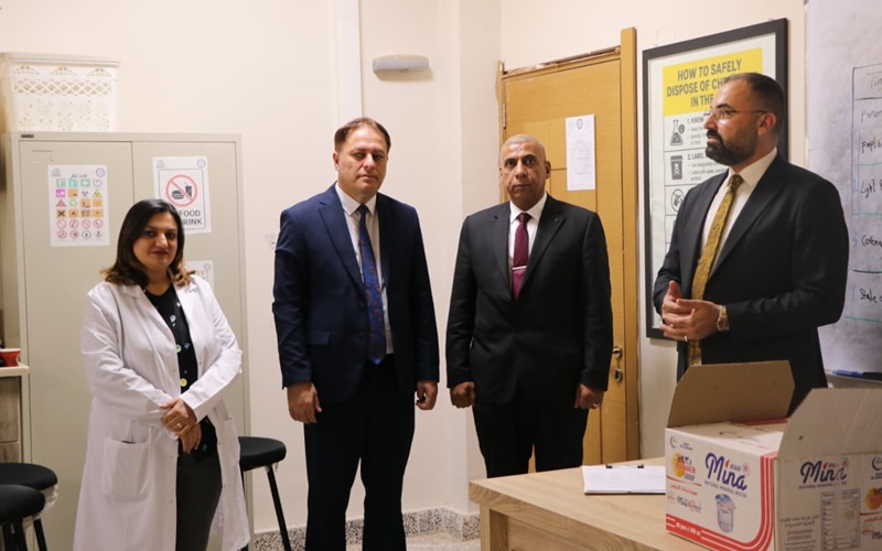 كلية الصيدلة تنظم ورشة عمل حول (تأثير بعض الأدوية على الأرانب)