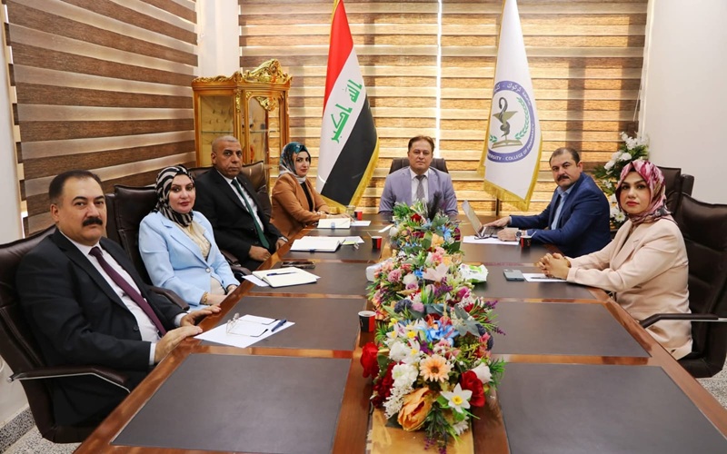 مجلس كلية الصيدلة يعقد جلسة اعتيادية في مستهل السنة الدراسية الجديدة ٢٠٢٥-٢٠٢٦