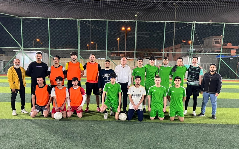 كلية الصيدلة تنظم بطولة كرة القدم الخماسية لطلبتها