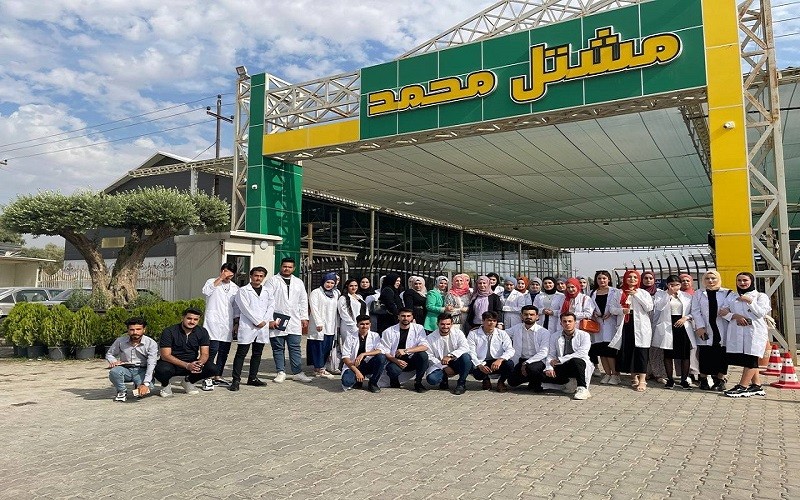 زيارة علمية الى مشتل محمد ...