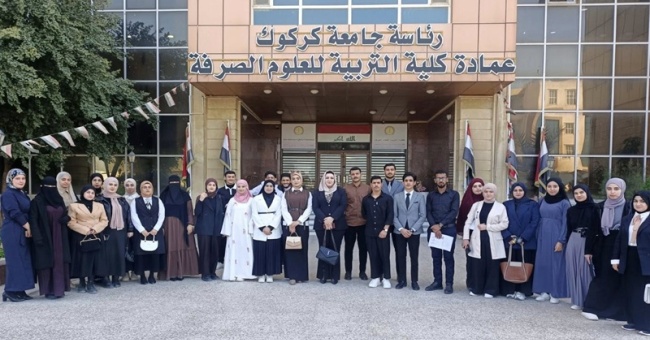 The College of Education for Pure Sciences organizes a scientific visit with the aim of developing applied skills