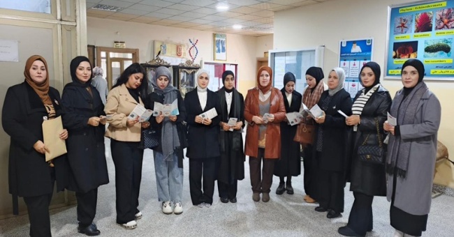 Faculty Members and Students of the Biology Department Organize an Awareness Campaign on Seasonal Influenza