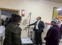 عميد كلية التربية للعلوم الصرفة يتفقد أعمال صيانة مختبرات الكلية