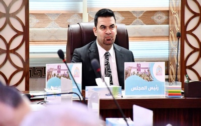 السيد رئيس جامعة كركوك يستقبل وفد فريق المُقيِّم الوطني للاعتماد البرامجي