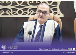 Dean of the College of Education for Pure Sciences participates in the discussion of his doctoral thesis at Tikrit University