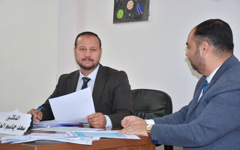 تدريسي من كلية التربية للعلوم الصرفة يشارك ضمن  فريق الوزاري المختص بتدقيق ملفات الاعتماد البرامجي