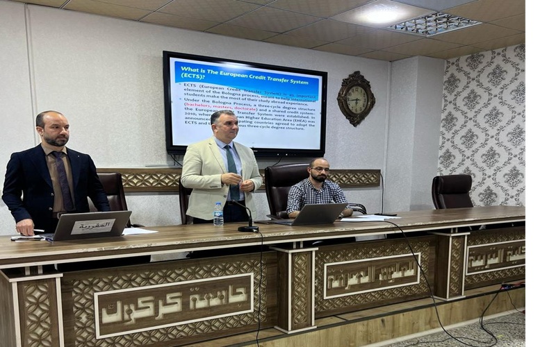 كلية التربية للعلوم الصرفة تنظم ورشة عمل عن تطبيق مسار بولونيا في التعليم العالي: