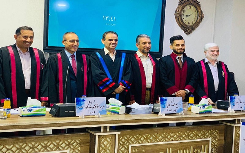 رسالة ماجستير في جامعة كركوك تناقش (دراسة الخواص التركيبيه والبصرية لبعض زجاجيات الأكاسيد شبه الموصلة)