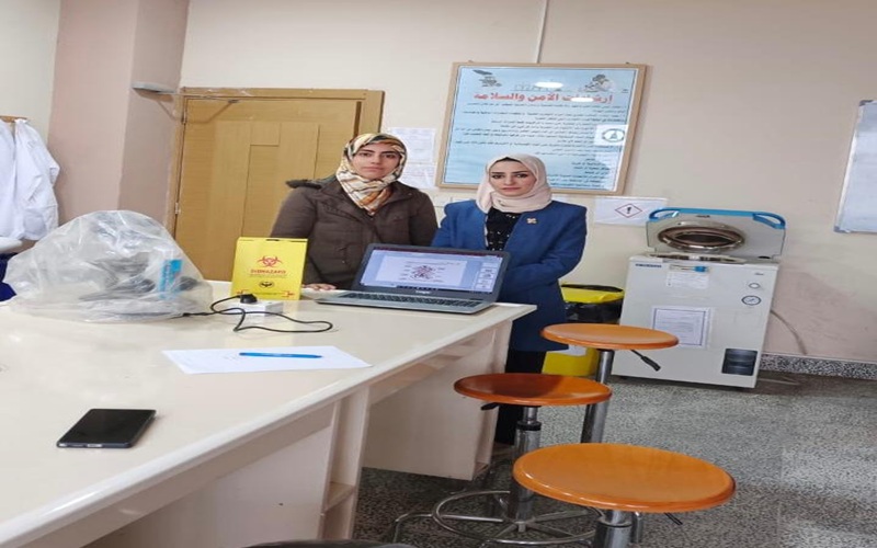 ورشة علمية حول إرشادات السلامة المختبرية بمشاركة عدد من التدريسيين والطلبة 4