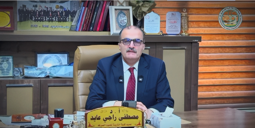 عميد كلية التربية للعلوم الصرفة يرحب ويهنئ طلبة الدراسات العليا للعام الدراسي 2026–2027
