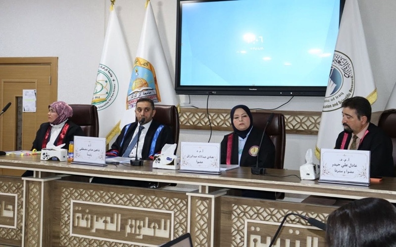 The College of Education for Pure Sciences at Kirkuk University discusses a masters thesis entitled Biosynthesis of Magnesium Oxide and Manganese Nanoparticles2