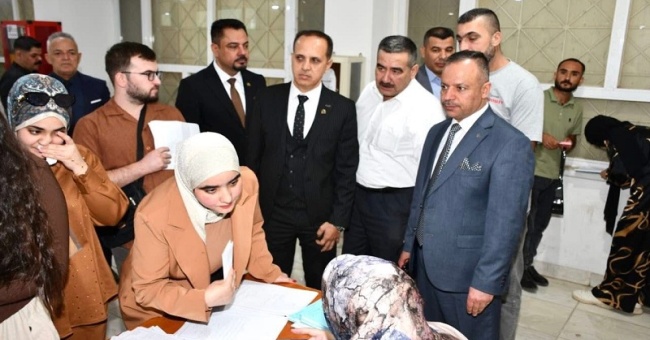 استقبال الطلبة الجدد في كلية العلوم