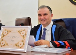 رئيس قسم الأدلة الجنائية يترأس لجنة مناقشة رسالة ماجستير بمشاركة تدريسية من قسم علوم الحياة