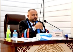 كلية العلوم تناقش اطروحة دكتوراه عن التنبؤ السمي والارتباط الجزيئي والتقدير البايولوجي للمركبات الدوائية