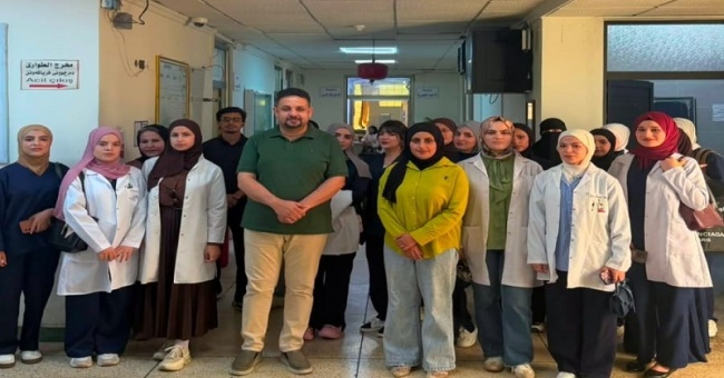 استمرار التدريب الصيفي لطلبة قسم علوم الحياة في كلية العلوم بمستشفى كركوك العام