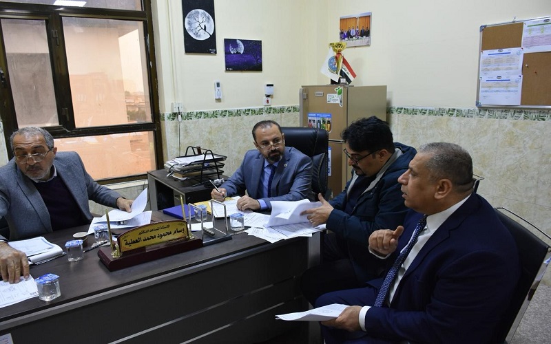 The Deans assistant for scientific affairs, College of Science, participates in a ministerial committee to establish postgraduate studies in the College of Applied Sciences/University of Fallujah