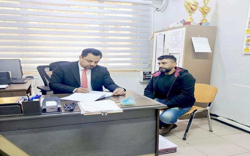 متابعة ميدانية للاقسام الداخلية