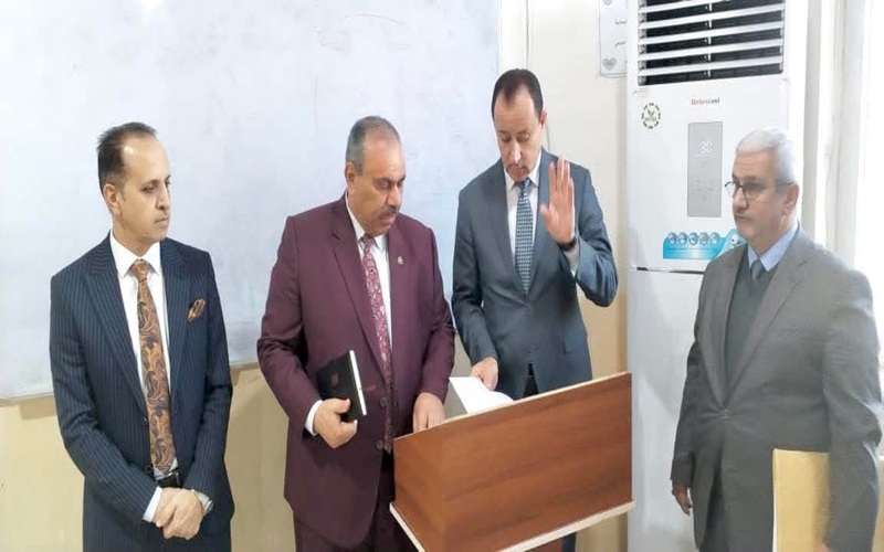 زيارة اللجنة المركزية لمتابعة سير الامتحانات النهائية