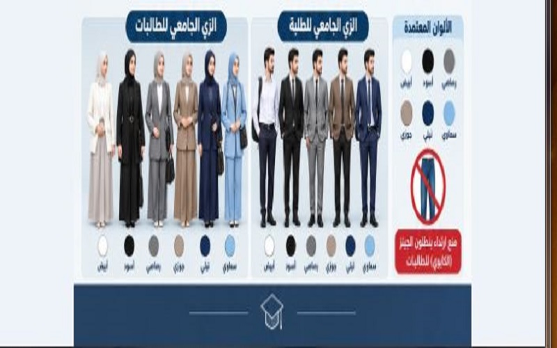 عمادة كلية العلوم تؤكد الالتزام بالزي الجامعي الموحد