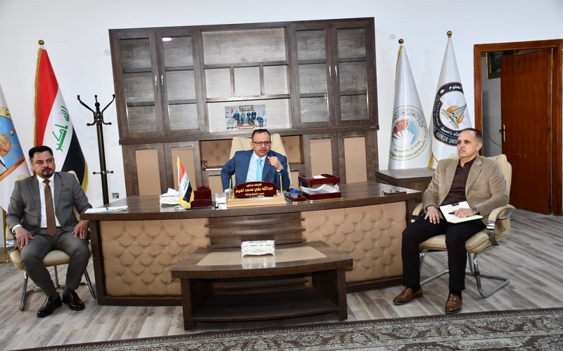 عقد مجلس كلية العلوم لهذا اليوم جلسته الاعتيادية