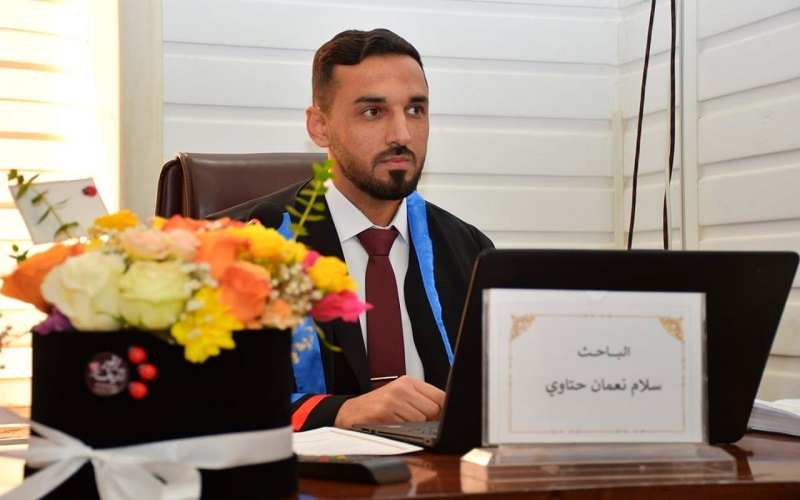 اطروحة دكتوراه تناقش تقدير نشاط انزيم الارجينيز