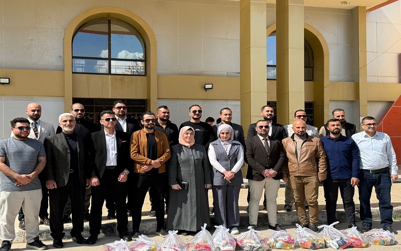 كلية العلوم بجامعة كركوك تعزز التكافل الاجتماعي بتوزيع سلال غذائية على طلبة الأقسام الداخلية