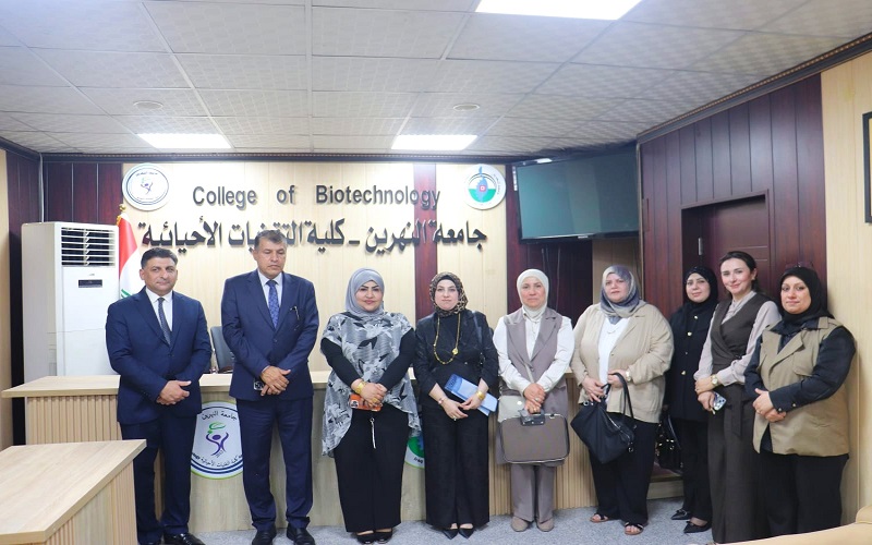 تدريسية من كلية العلوم تشارك في لجنة استحداث دراسة الدكتوراه بجامعة النهرين