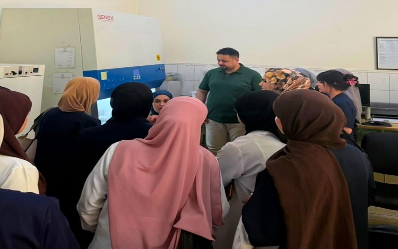 استمرار التدريب الصيفي لطلبة قسم علوم الحياة في كلية العلوم بمستشفى كركوك العام