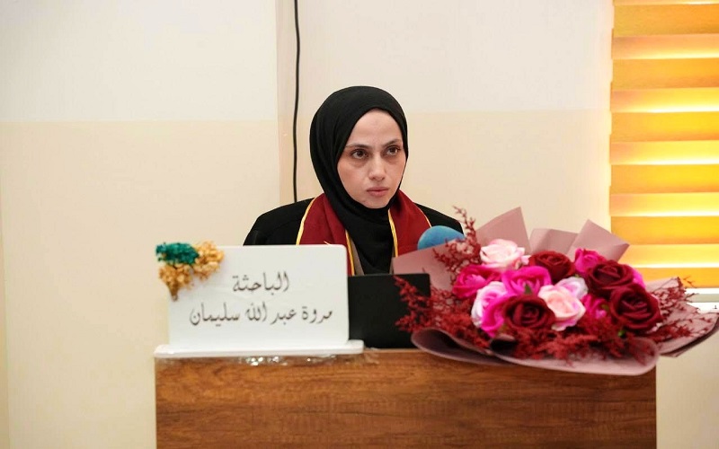 تدريسي في كلية العلوم بجامعة كركوك يترأس لجنة مناقشة رسالة ماجستير في الجامعة التقنية الشمالية