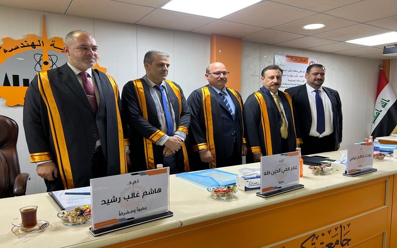 تدريسي في كلية العلوم يشارك في مناقشة رسالة ماجستير بجامعة تكريت