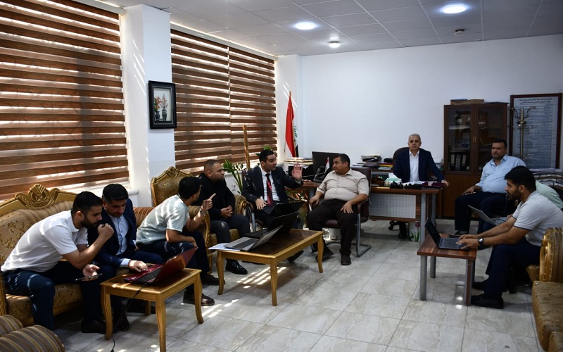 لجنة مركزية من رئاسة جامعة كركوك تزور كلية العلوم لمتابعة نظام SIS