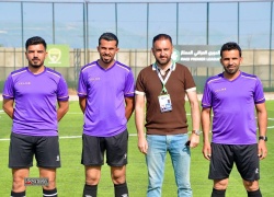 A faculty member from the College of Physical Education and Sports Sciences participated in evaluating the referees of the match between Peshmerga Sulaimaniyah Club and Golan Club.