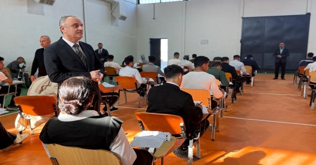 انتهاء الامتحانات التوأمية والمشتركة في كلية التربية البدنية وعلوم الرياضة