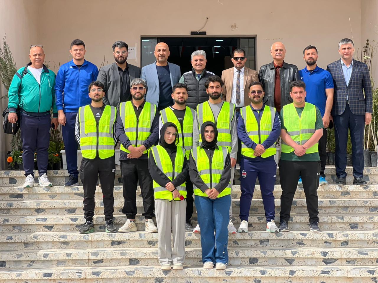 حملة تشجير لحدائق الكلية